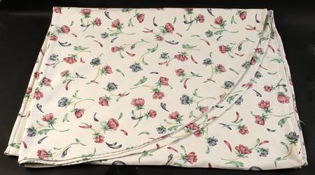 Poppies On Blue 51" X 87" Oval Tablecloth
