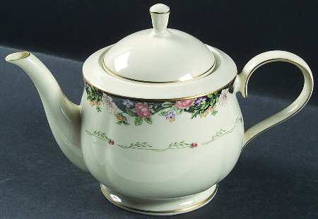 Prairie Blossoms Teapot & Lid by Lenox