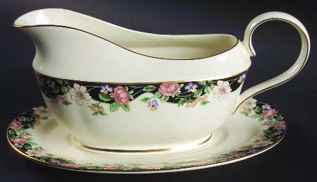 Prairie Blossoms Gravy Boat & Underplate