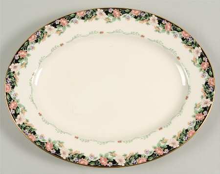 Prairie Blossoms 13" Oval Serving Platter by Lenox