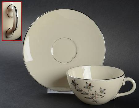 Flat Cup & Saucer Set