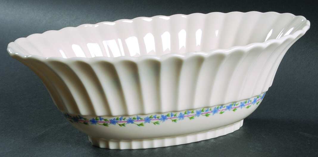 Priscilla 12" Oval Flower Bowl