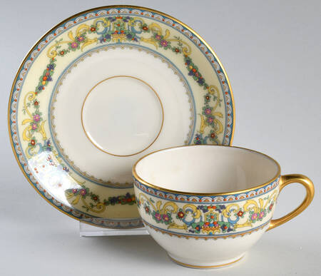 Renaissance Flat Cup & Saucer Set by Lenox
