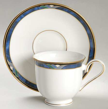 Royal Kelly Footed Cup & Saucer Set