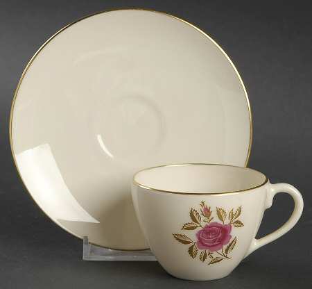 Roselyn Flat Demitasse Cup & Saucer Set by Lenox