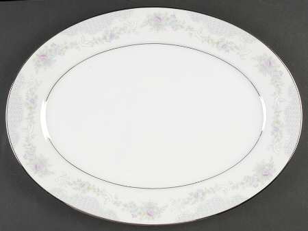 Rosamond 14" Oval Serving Platter by Lenox