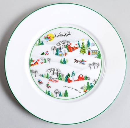 Sleighride Salad Plate