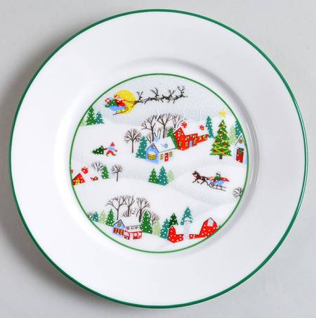 Sleighride Bread & Butter Plate