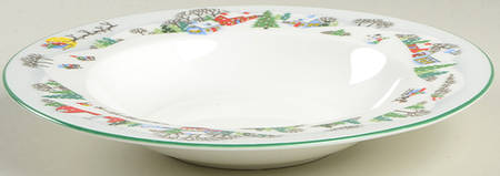 Sleighride Rim Soup Bowl