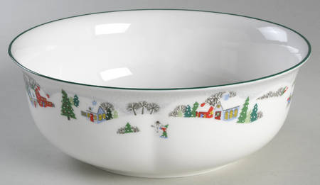 Sleighride 8" Round Vegetable
