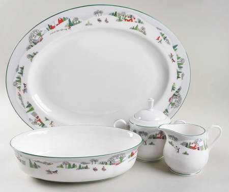 Sleighride 5 Piece Hostess Set