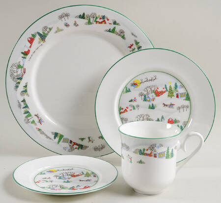 Sleighride 4 Piece Place Setting
