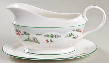 Sleighride Gravy Boat & Underplate