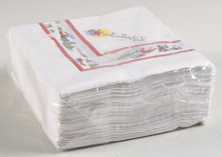 Sleighride Package of Paper Beverage Napkins