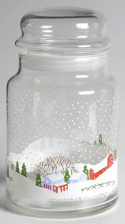 Sleighride Medium Glassware Canister