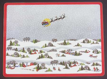 Sleighride Corkboard Placemat