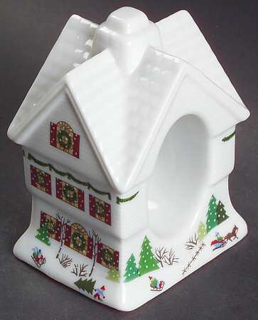 Sleighride House Napkin Ring