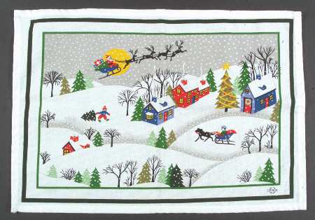 Sleighride Cloth Placemat
