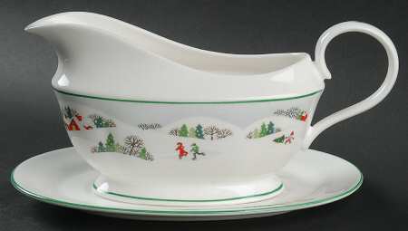 Sleighride Gravy Boat & Underplate