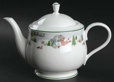 Sleighride Teapot & Lid