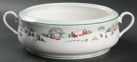 Sleighride Round Vegetable No Lid