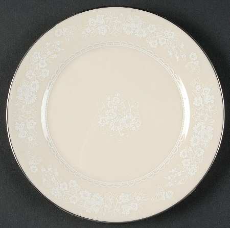 Snow Flower Bread & Butter Plate