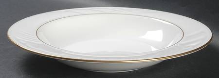 Snowdrift Gold 9" Soup/Pasta Bowl by Lenox