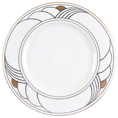 Snowdrift Gold Accent Luncheon Plate by Lenox
