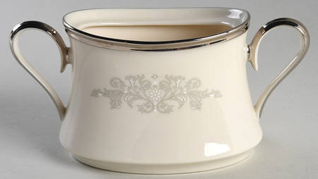 Snow Lily Sugar Bowl No Lid