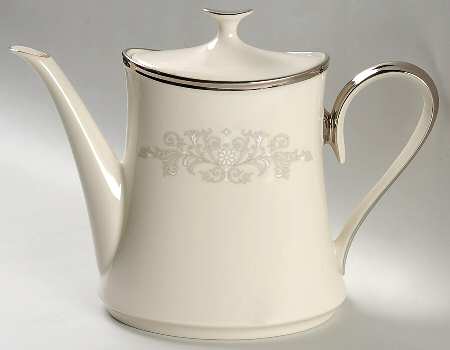 Snow Lily Tea/Coffee Pot & Lid