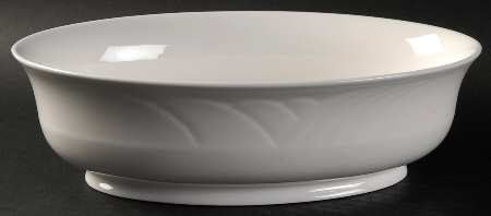 Snowdrift 9" Oval Vegetable Bowl