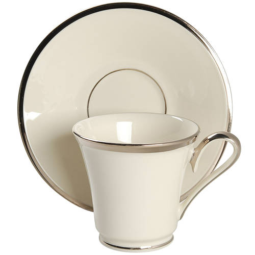 Solitaire Footed Demitasse Cup & Saucer Set