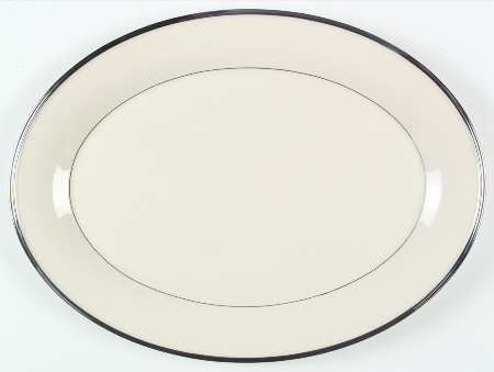 Solitaire 17" Oval Serving Platter