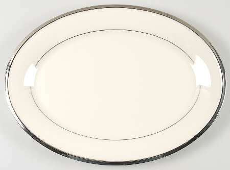 Solitaire 14" Oval Serving Platter