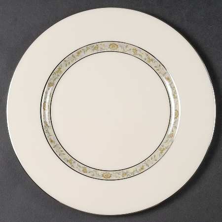 Springdale (Platinum Trim) Luncheon Plate