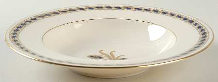 Stratford Blue Rim Soup Bowl