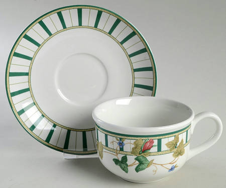 Summer Terrace Breakfast Cup & Saucer Set