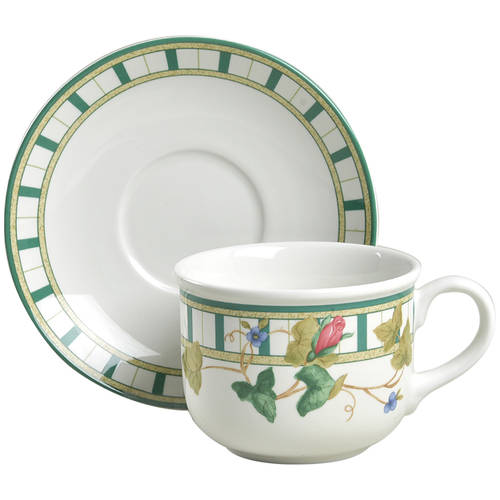 Summer Terrace Flat Cup & Saucer Set by Lenox
