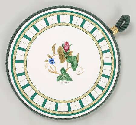 Summer Terrace Round Cork Back Trivet
