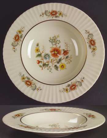 Temple Blossom Rim Soup Bowl