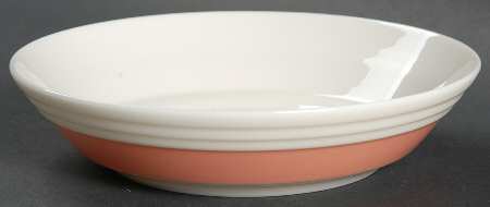 Terrace (Coral Rim) Fruit/Dessert (Sauce) Bowl