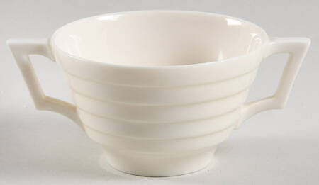 Terrace White Flat Bouillon Cup