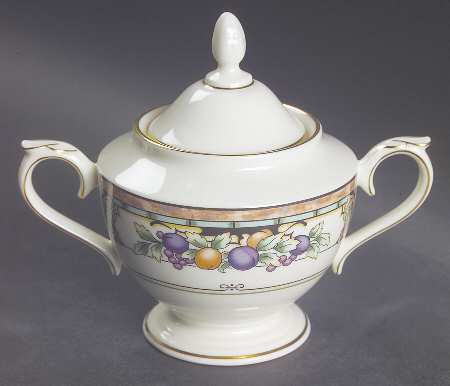 Tuscan Orchard Sugar Bowl & Lid by Lenox