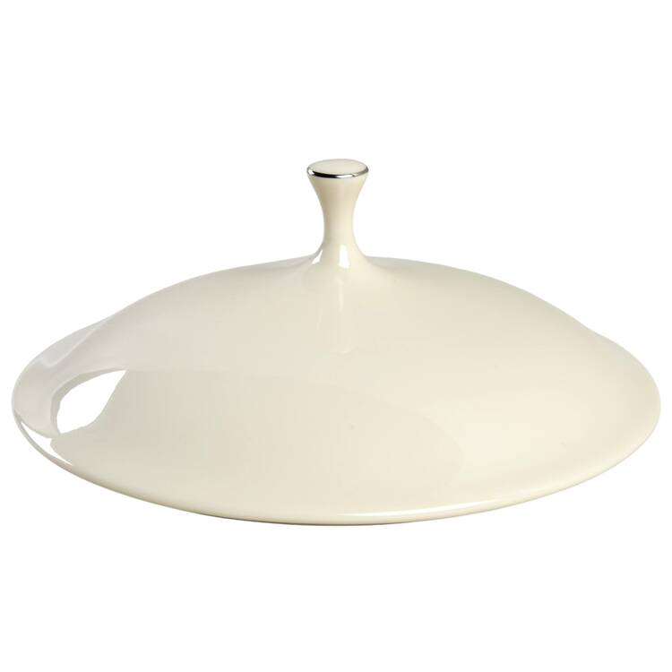 Tuxedo Platinum (Newer, Presidential Shape) Lid for Round Vegetable