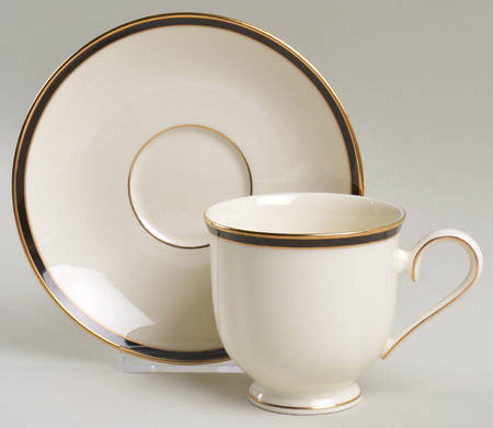 Urban Lights Footed Cup & Saucer Set