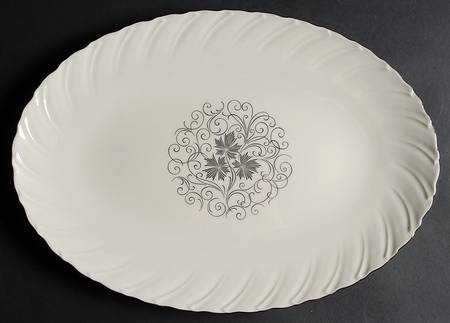 Valera 15" Oval Serving Platter by Lenox