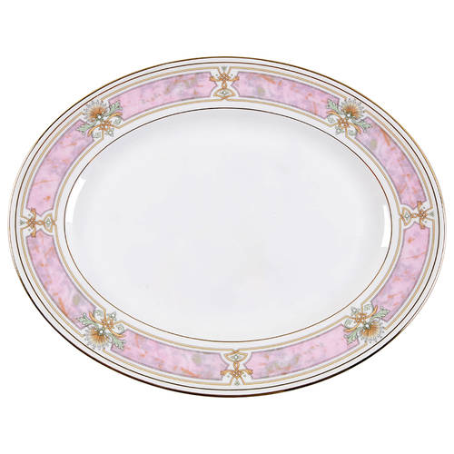 Venetian Marble 13" Oval Serving Platter