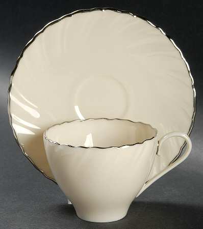 Weatherly Flat Demitasse Cup & Saucer Set