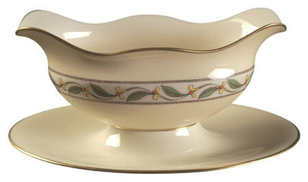 Westbury Gravy Boat with Attached Underplate by Lenox
