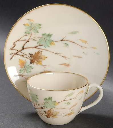 Westwind Flat Demitasse Cup & Saucer Set